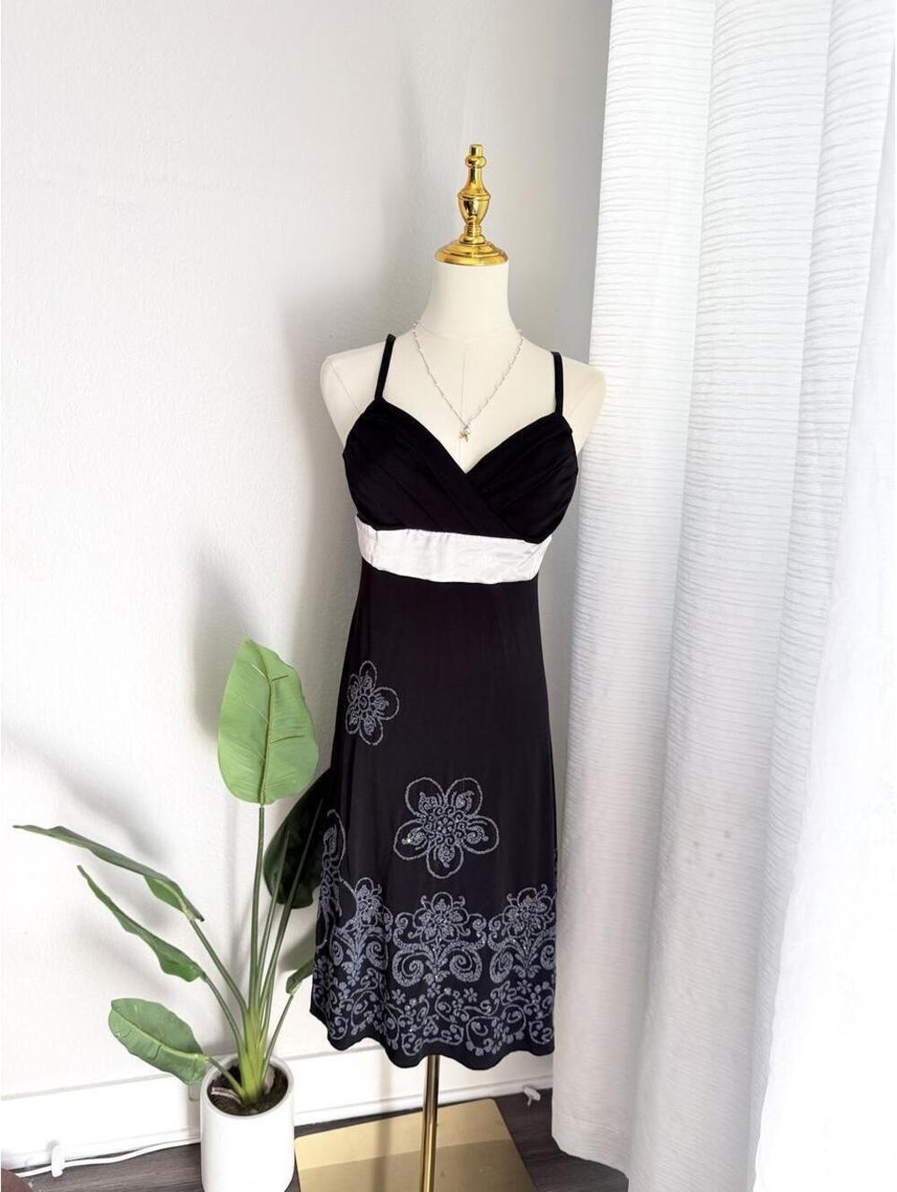 Y2K Trixxi Embroidered Party Dress